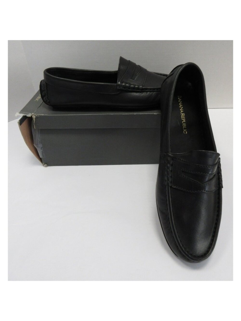 VGT Banana Republic Shoes 12 D Penny Driving Loafer Leather Italy NEW